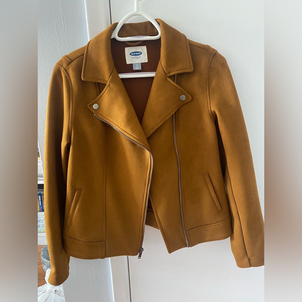 Old Navy Women's Seude Jacket Size Small - Picture 1 of 5